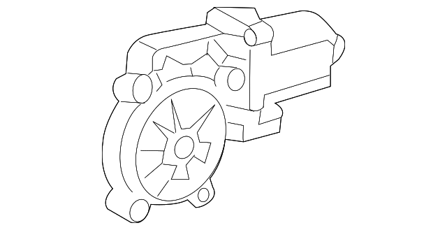 22836738 Деталь WINDOW MOTOR, LEFT