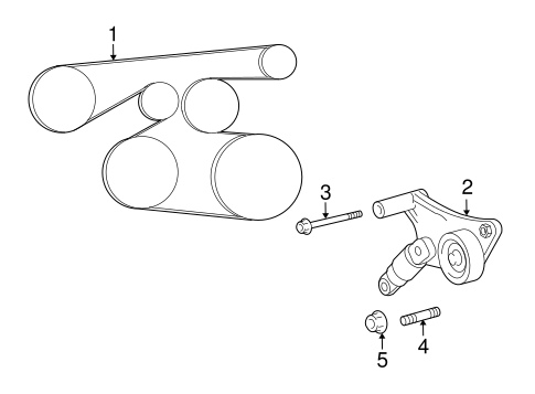 COOLING SYSTEM/BELTS & PULLEYS for 2010 Toyota Matrix #1