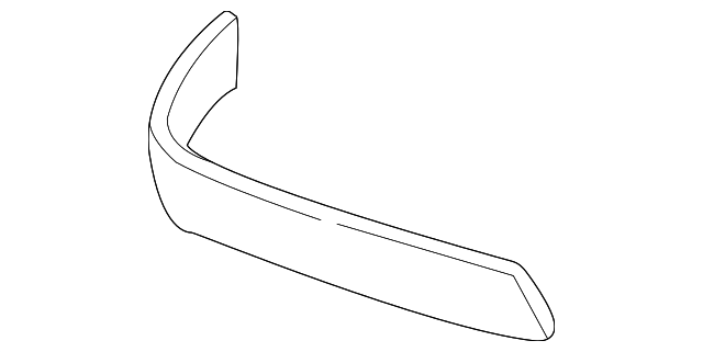 F87Z17K833AAA Деталь IMPACT STRIP, RIGHT