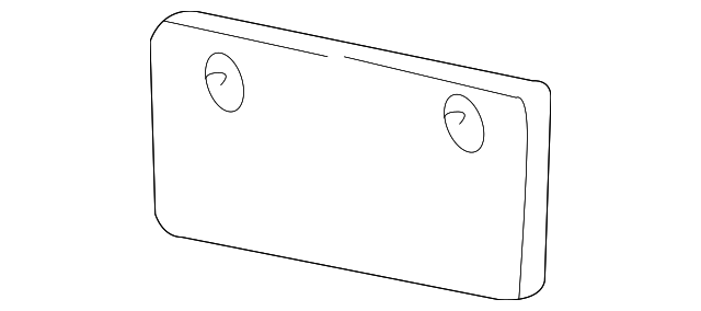 F87Z-17A385-AAA Деталь LICENSE BRACKET