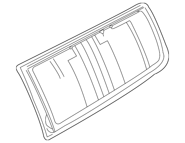30674482 Деталь GLASS, LEFT