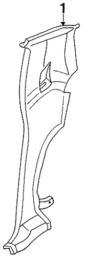 LeBaron INTERIOR TRIM - QUARTER PANELS