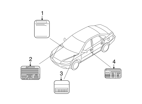 Labels for 2006 Hyundai Azera #0