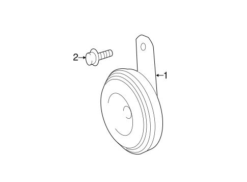 ELECTRICAL/HORN for 2015 Toyota Prius C #1