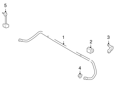 MKX STABILIZER BAR & COMPONENTS