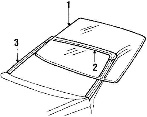 Topaz GLASS - WINDSHIELD