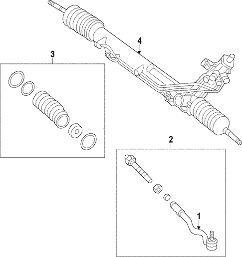 Steering Gear & Linkage for 2014 BMW 320i #1