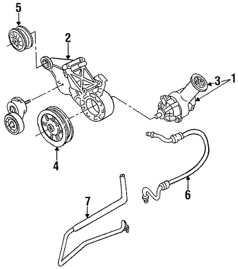 Belts & Pulleys for 1994 Mazda B3000 #0