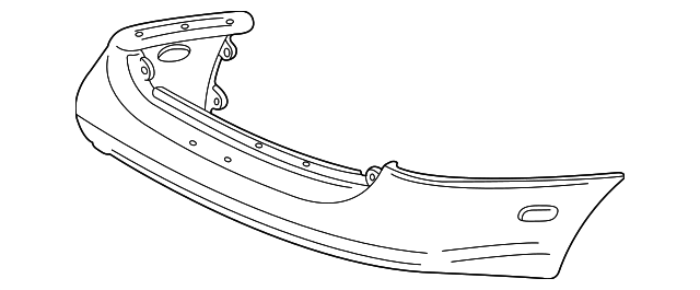 2F1Z-17K835-DA Деталь BUMPER COVER