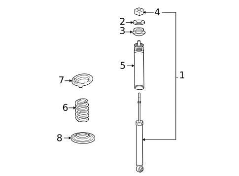 Shocks & Components for 2019 Toyota Mirai #0