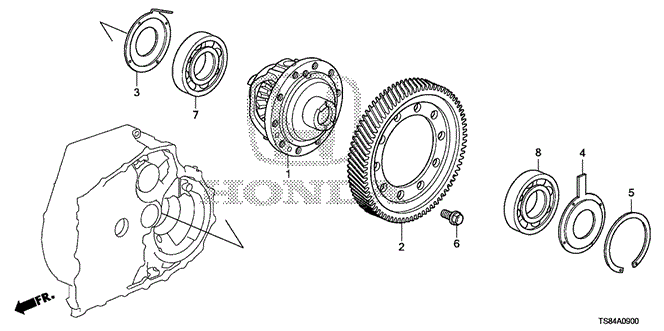 TRANSMISSION - AUTOMATIC/AT DIFFERENTIAL (5AT) for 2013 Honda CIVIC COUPE #1