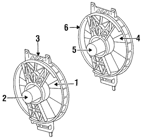 Cooling Fan for 1991 Chrysler Town & Country #0