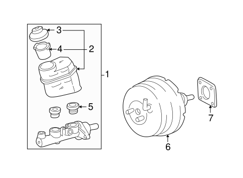 BRAKES/HYDRAULIC SYSTEM for 2001 Toyota Avalon #1