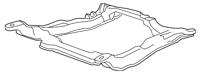 6F2Z5C145AB Деталь ENGINE CRADLE