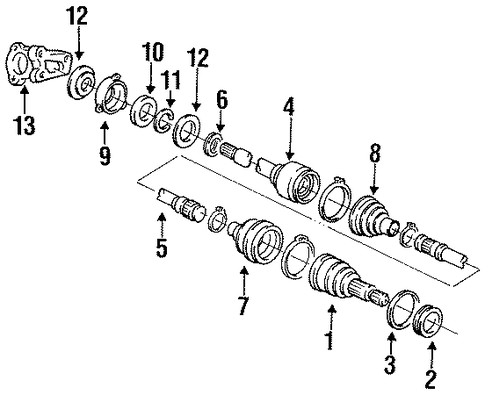 Villager DRIVE AXLES