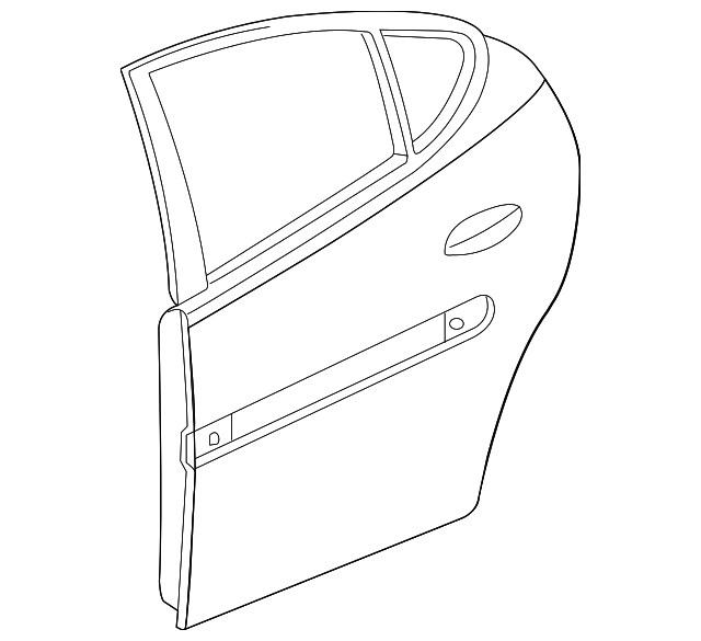 89023172 Деталь DOOR SHELL, RIGHT