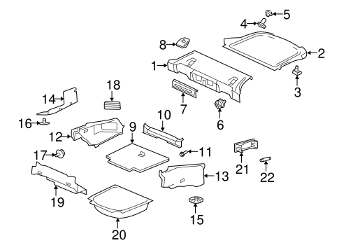 XKR INTERIOR TRIM - REAR BODY