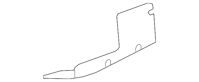 C2P8345 Деталь TRUNK SIDE TRIM SUPPORT BRACKET, RIGHT