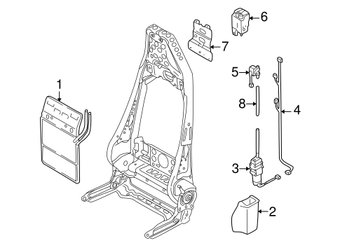 911 FRONT SEAT COMPONENTS 3