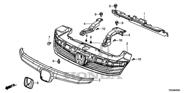 Front Grille ('12) for 2012 Honda Civic #0