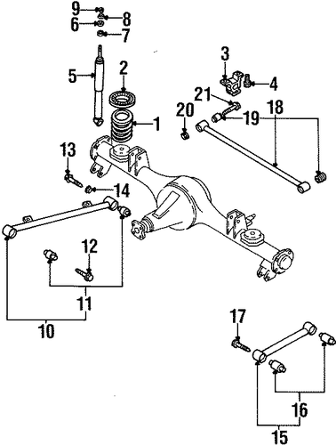 Upper Control Arm - Honda (8-97366-501-0) Upper Control Arm - Honda (8-97366-501-0)