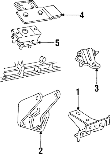Cherokee ENGINE & TRANS MOUNTING