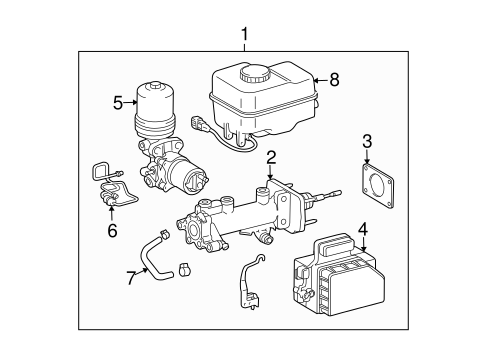 BODY/MASTER CYLINDER - COMPONENTS ON DASH PANEL for 2005 Toyota Tundra #2
