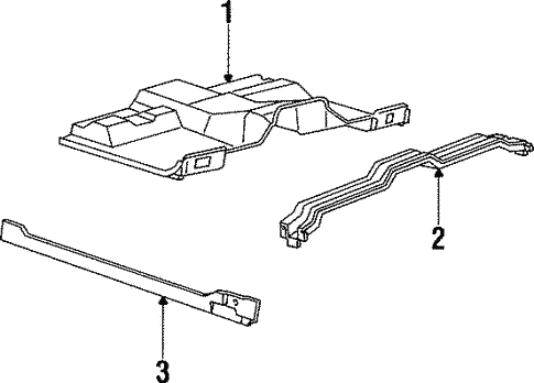 Floor & Rails for 2001 Lincoln Navigator #0