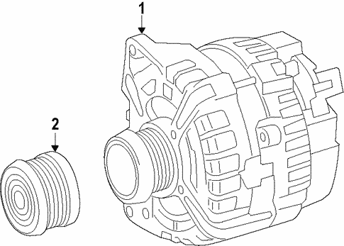 Alternator for 2018 Mercedes-Benz GLC 43 AMG® #1