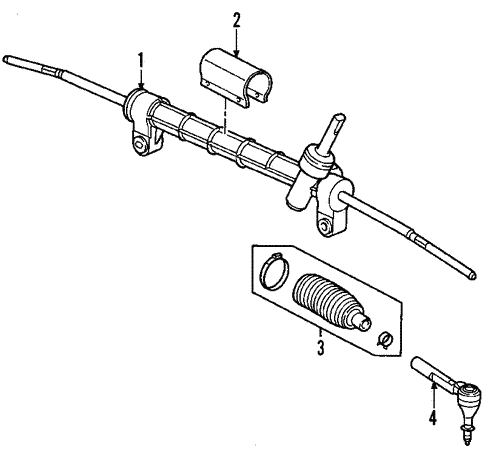 Steering Gear & Linkage for 2004 Saturn Vue #1