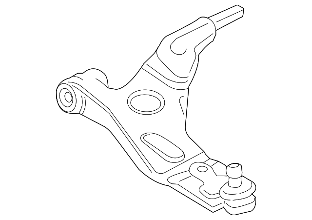 DV6Z-3079-B Деталь LOWER CNTRL ARM, LEFT