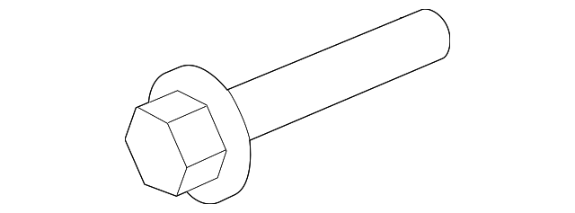 -W708433-S442 Деталь LOWER CNTRL ARM MOUNT BOLT, LEFT