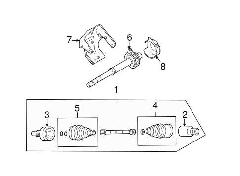 Mariner DRIVE AXLES
