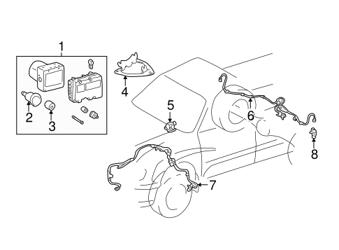 BRAKES/ANTI-LOCK BRAKES for 2000 Toyota Tundra #4