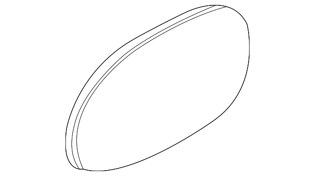 21019607 Деталь GLASS, LEFT