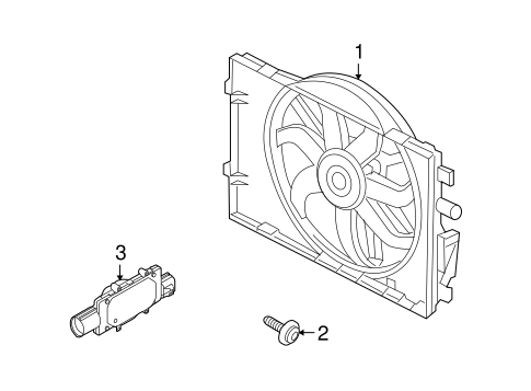 Cooling System/Cooling Fan for 2009 Ford Taurus #1