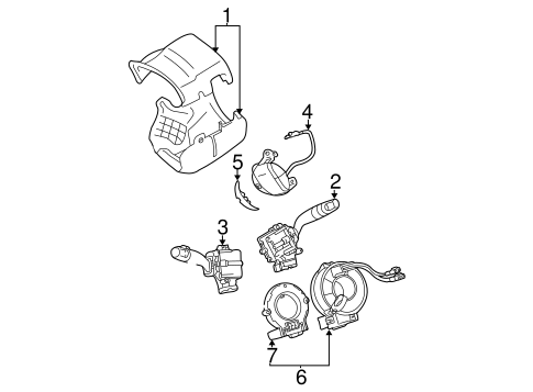ELECTRICAL/SWITCHES for 2004 Toyota Camry #3