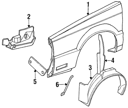 New Yorker FENDER & COMPONENTS