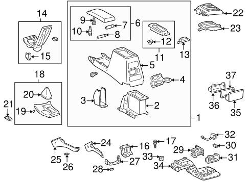 HVAC/CONTROLS for 2000 Toyota 4Runner #1