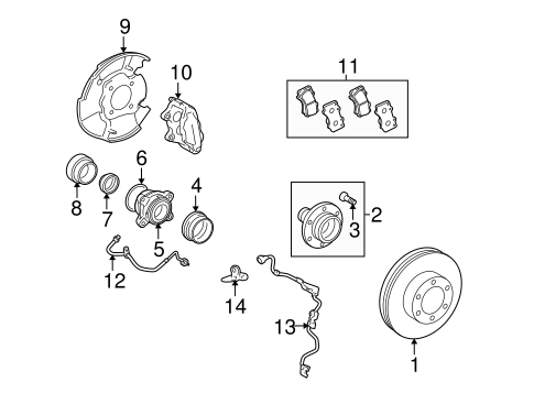 BRAKES/FRONT BRAKES for 2015 Toyota Tacoma #1