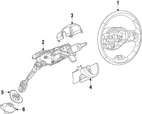 Cherokee STEERING COLUMN