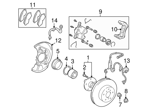 BRAKES/ANTI-LOCK BRAKES for 2001 Toyota Avalon #2