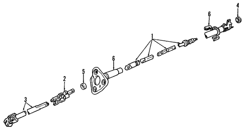 Steering Column for 1987 Ford Aerostar #0