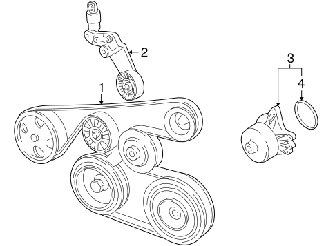 COOLING SYSTEM/WATER PUMP for 2002 Toyota Corolla #2