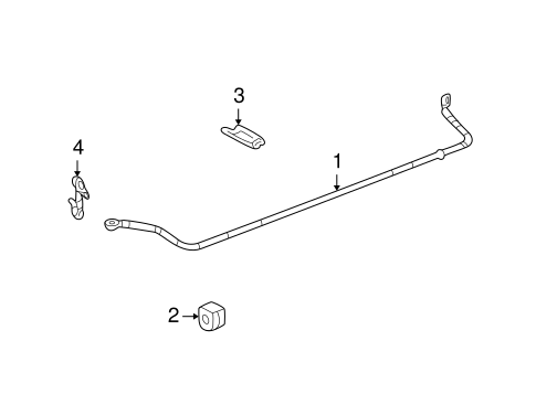 Stabilizer Bar & Components for 2005 Chevrolet Uplander #0