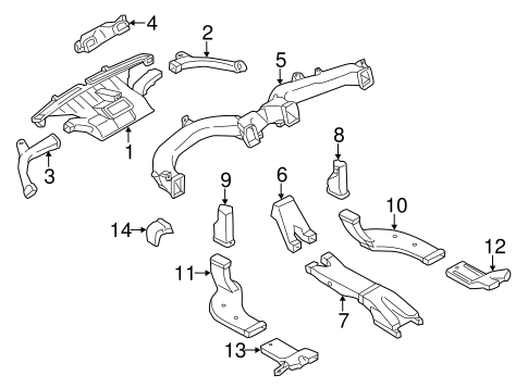 Body/Ducts for 2014 Nissan Murano #1