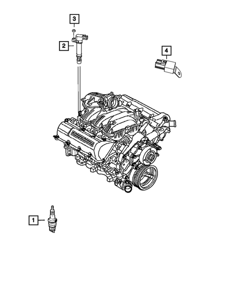 Ignition - Spark Plugs, Cables, Coils and Glow Plugs for 2013 Chrysler Town & Country #0