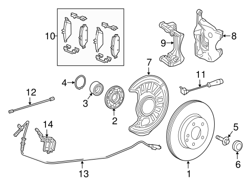 Front Brakes for 2017 Infiniti QX30 #0