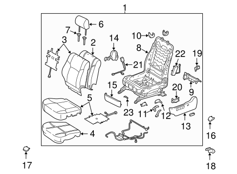 ELECTRICAL/POWER SEATS for 2009 Toyota 4Runner #1