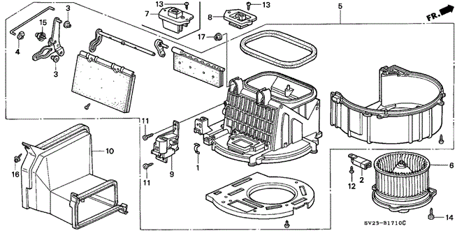 1996 Honda ACCORD COUPE EX MOTOR ASSY., FRESH/RECIRCULATING - (79350SV4A01) 1996 Honda ACCORD COUPE EX MOTOR ASSY., FRESH/RECIRCULATING - (79350SV4A01)